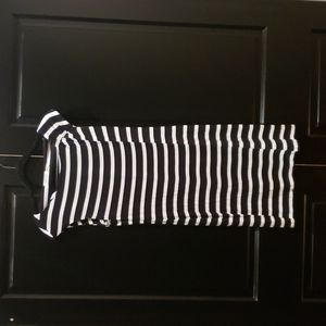 Calvin Klein size 12 black and white striped dress
